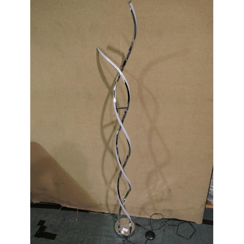 6052 - Artika Swirl Floor Lamp    - This Lot Requires A Uk Adaptor, Original Rrp £150.88 + Vat (331-87)   *... 