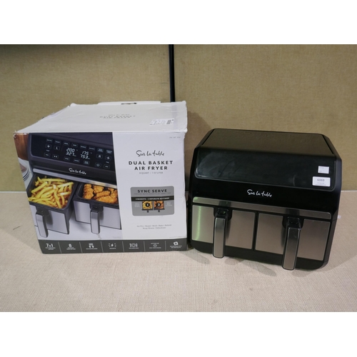 6069 - Sur La Table Double Air Fryer  2 X 3.8L     (329-233)   * This lot is subject to vat