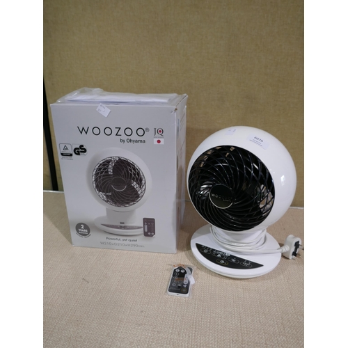 6079 - Iris Woozoo Desk Fan With Remote (329-261)   * This lot is subject to vat