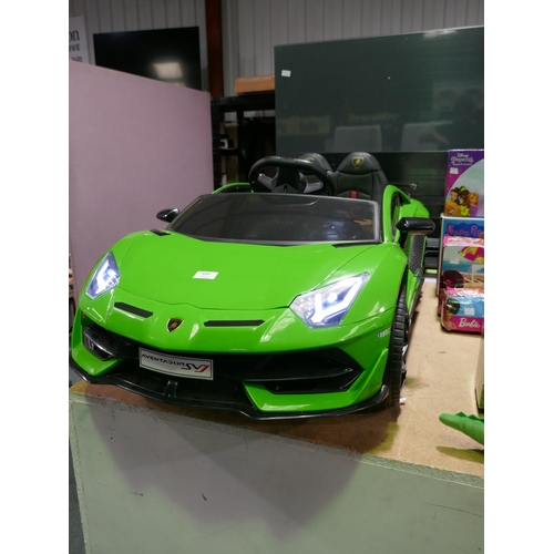 6083 - Lamborghini Aventador SV J (Model no HL328) Childs electric car with charger And Parental Controller