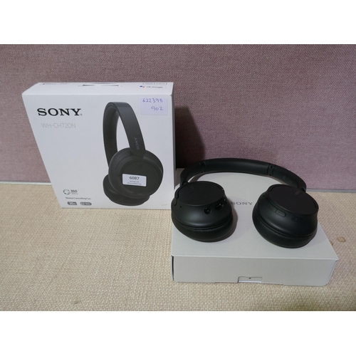 6087 - Sony Wireless Headphones - Model Whch720Nb   (325-456902) This lot is subject to vat