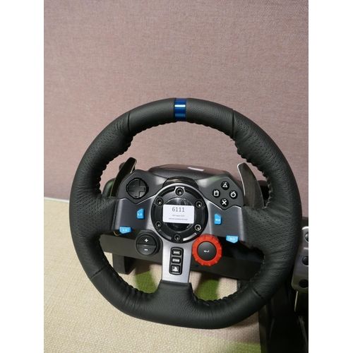 6111 - Logitech G29 Steering Wheel and Pedals  (Ps5/Ps4 & PC) Original RRP £199.99 + vat (328-158)* This lo... 