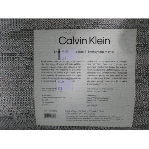 6130 - Calvin Klein Area Rug 160 X 221 Cm   5X7' (328-108)* This lot is subject to vat