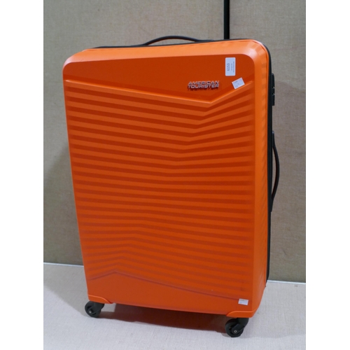 6153 - At Jetdriver Large 79cm Hardside Suitcase - Wheel missing (328-110)* This lot is subject to vat