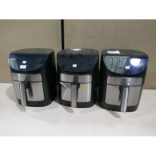 6159 - Three Gourmia Air Fryers 7Qt     (328-32, 33, 34)* This lot is subject to vat