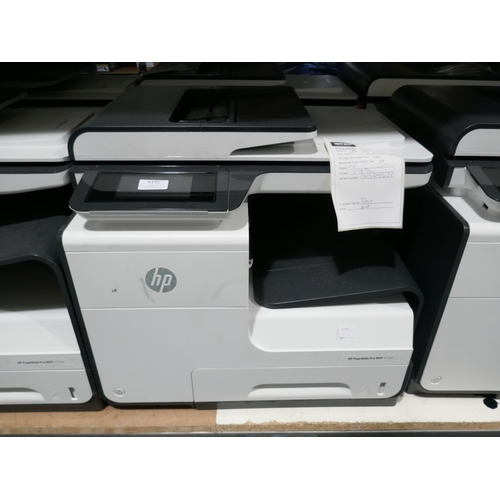 6191 - 2 HP Pagewide Pro MFP 477DW Printers *This lot is subject to VAT