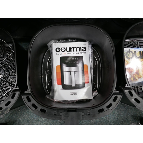 6195 - 4 x Gourmia Air Fryers 7Qt     (328-136-139)* This lot is subject to vat