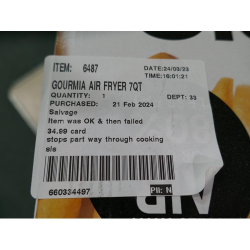 6209 - Gourmia Air Fryer 7Qt     (328-2)* This lot is subject to vat