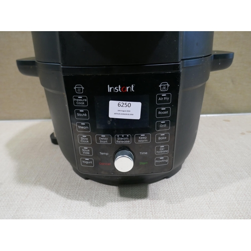 6250 - Instant Pot One Lid   6.2L, Original RRP £159.99 + vat (329-245)   * This lot is subject to vat