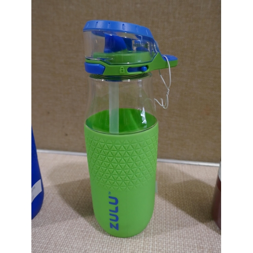 6252 - Zulu Water Bottles, Kambukka Travel Mug and a glass storage container   (329-273,276)   * This lot i... 