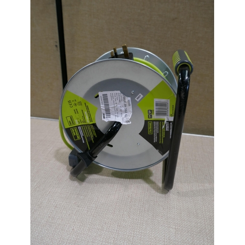 6254 - Masterplug 25M Cable Reel 4 Socket (329-251)   * This lot is subject to vat