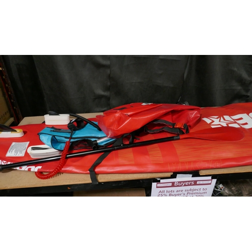 6288 - Jobe Aero Paddle Board With Bag, Pump, Etc, Original RRP £316.66 + Vat *This Item Is Subject To Vat ... 