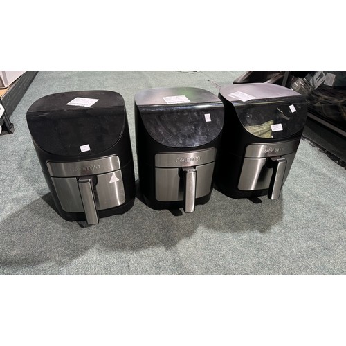 6125 - 3 X Gourmia Air Fryer 7Qt *This Item Is Subject To Vat (327A-61)