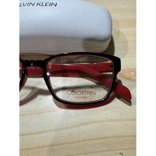 6087B - Calvin Klein Glasses With Case   * This lot is subject to vat