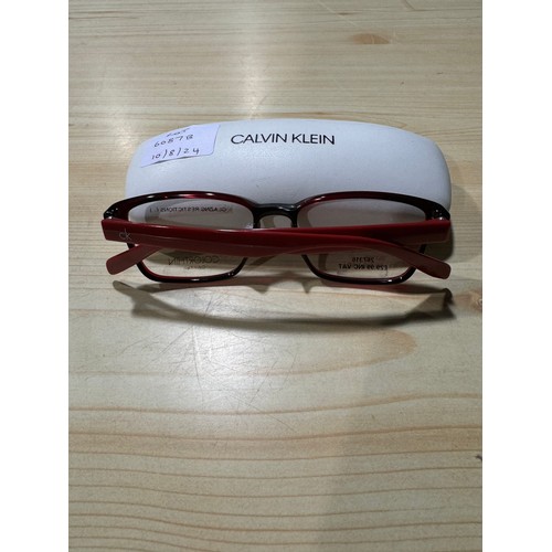 6087B - Calvin Klein Glasses With Case   * This lot is subject to vat