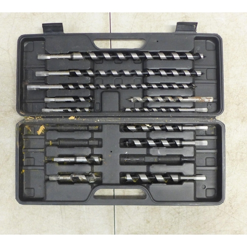 2027 - A case of long reach auger drill bits