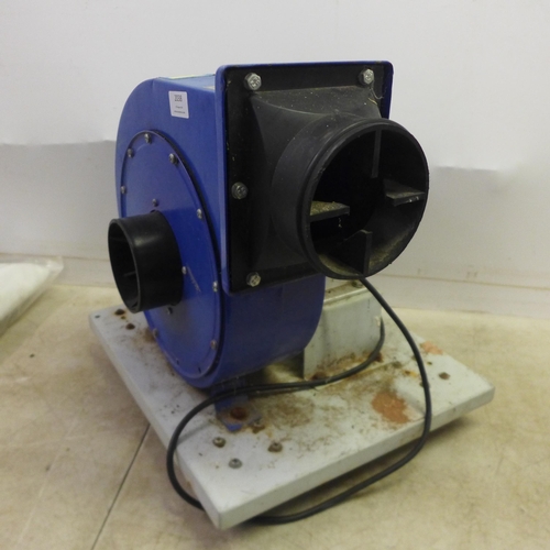 2038 - A Charnwood W695 ¾ HP 230v dust extractor with a bag of spare filter bags