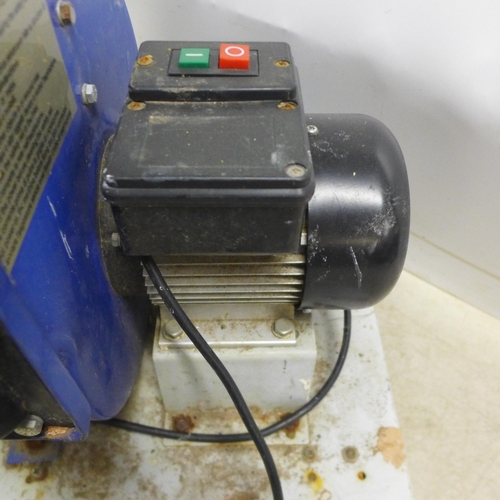 2038 - A Charnwood W695 ¾ HP 230v dust extractor with a bag of spare filter bags