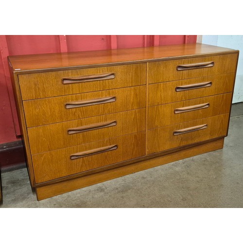 2 - A G-Plan Fresco teak chest of drawers