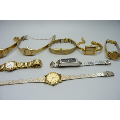 1028 - A collection of lady's Seiko wristwatches