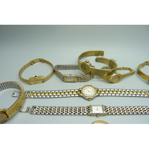 1030 - A collection of lady's wristwatches