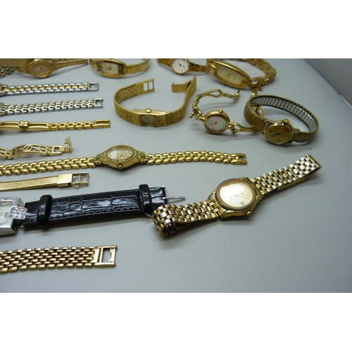 1030 - A collection of lady's wristwatches