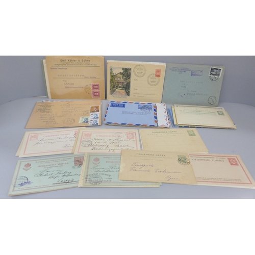 620 - A collection of 19th century Bulgarian postal history, other postal history, etc.