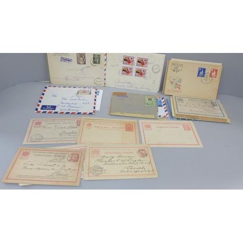 620 - A collection of 19th century Bulgarian postal history, other postal history, etc.