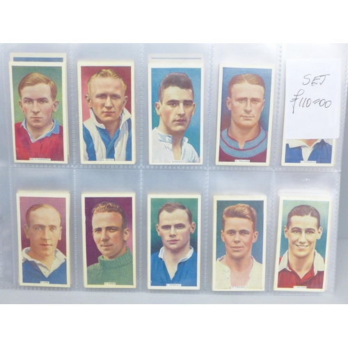 632 - Cigarette cards; six complete sport sets, including Phillips, Olympic Champions, Soccer Stars; Topic... 