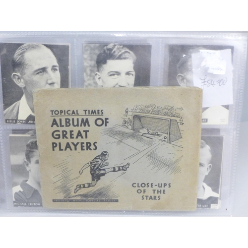 632 - Cigarette cards; six complete sport sets, including Phillips, Olympic Champions, Soccer Stars; Topic... 