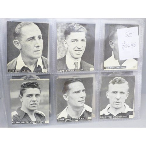 632 - Cigarette cards; six complete sport sets, including Phillips, Olympic Champions, Soccer Stars; Topic... 