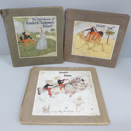 645 - Three early 20th century children's books, Stuart and Son, The Adventures of Kendrick Montgomery Stu... 