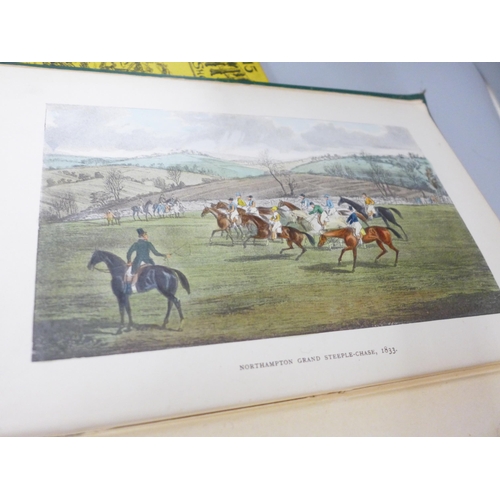 653 - A History of Steeplechasing - William Blew, illustrated by Henry Alken 1901 and A.H. Swiss Hunting M... 