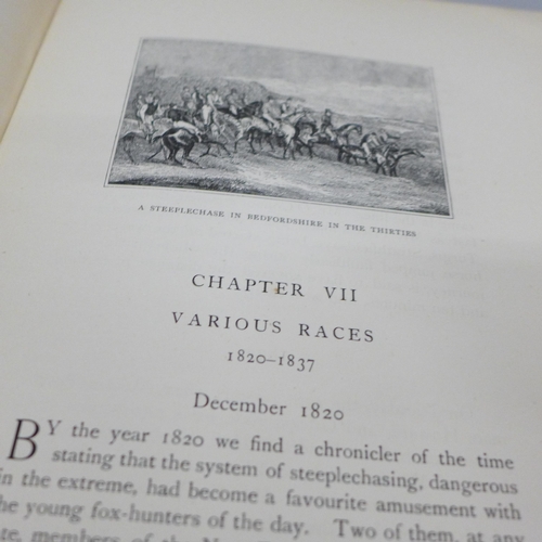 653 - A History of Steeplechasing - William Blew, illustrated by Henry Alken 1901 and A.H. Swiss Hunting M... 