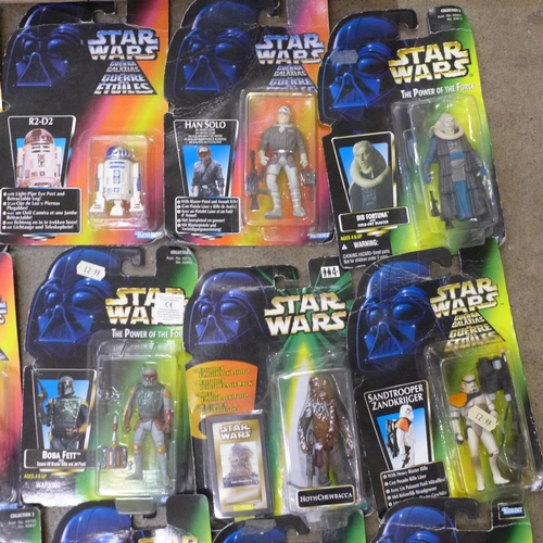 738 - A collection of 24 1990s Kenner Star Wars figures, all sealed