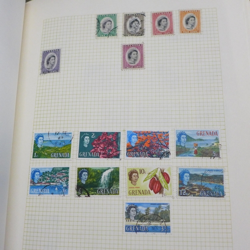 753 - Three albums of stamps, Guernsey and Commonwealth