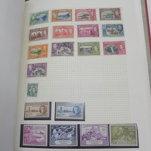 753 - Three albums of stamps, Guernsey and Commonwealth