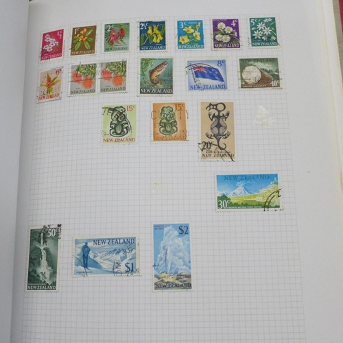 753 - Three albums of stamps, Guernsey and Commonwealth