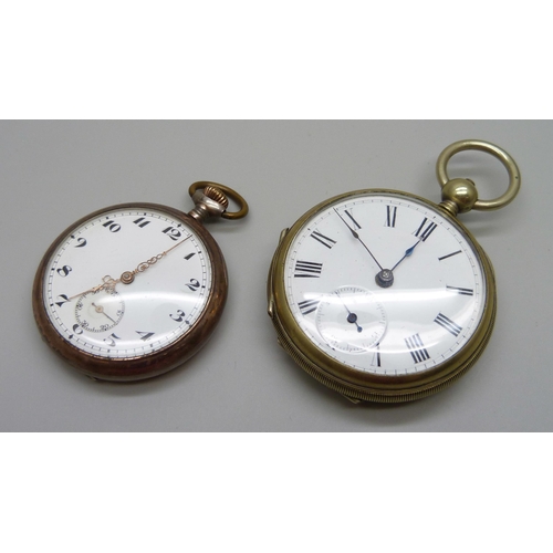 960 - Two silver pocket watches