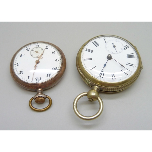 960 - Two silver pocket watches