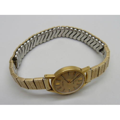 966 - A lady's Omega wristwatch