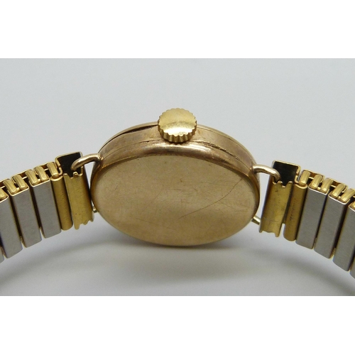 967 - A lady's 9ct gold cased Tudor wristwatch