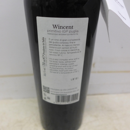 2049 - A box of Six 750ml bottles of Matronae Wincent Primitivo IGP red wine