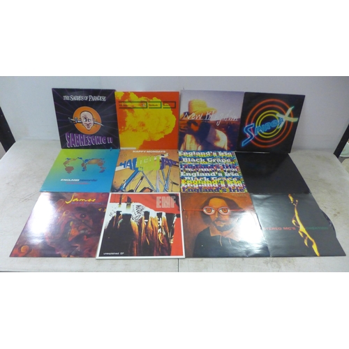 2081 - A large quantity of LPs, approximately 500 in total including ABBA, The Shadows, Revolver, EMF, Leo ... 