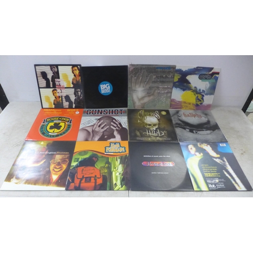 2081 - A large quantity of LPs, approximately 500 in total including ABBA, The Shadows, Revolver, EMF, Leo ... 