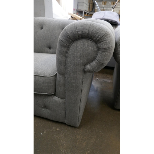 1442 - A grey weave sofa bed - brand new RRP £1599