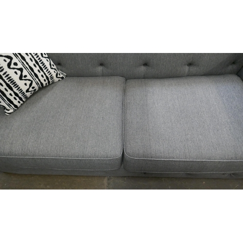 1442 - A grey weave sofa bed - brand new RRP £1599