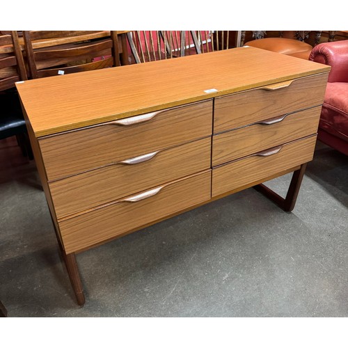 48 - A Europa teak chest of drawers