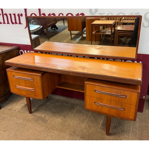 50 - A G-Plan Fresco teak floating top dressing table