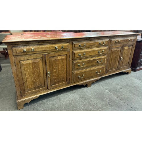 131 - A George III style oak dresser